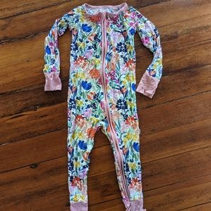 Little Sleepies Bamboo Viscose Zippy in Floral Print - 18-24 mo